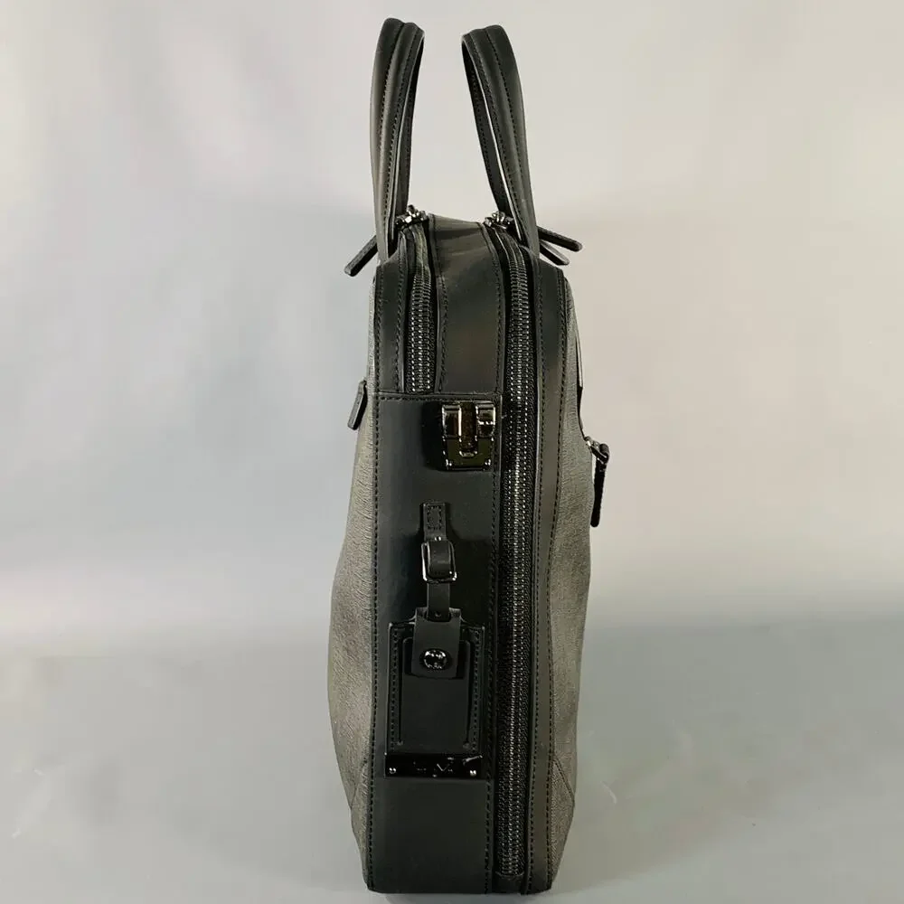 TUMI Black Coated Canvas Laptop Bag